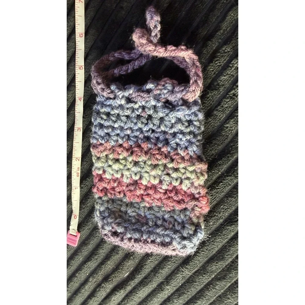 Handmade Crochet Bobble Soap Saver Massage Pouch Drawstring Spa Gift